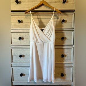 Express White Midi Dress